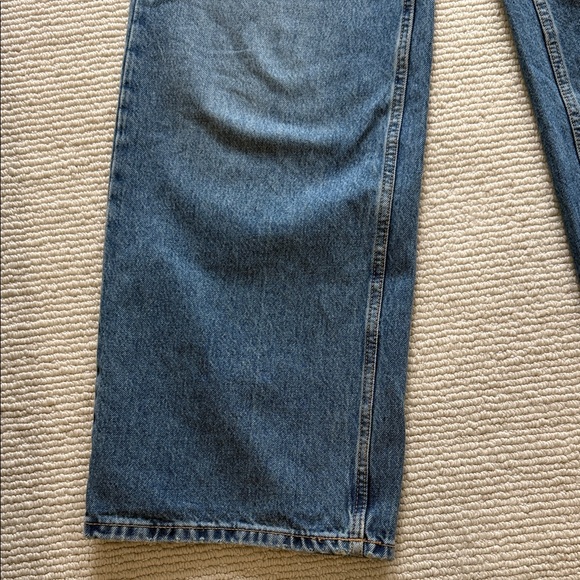 Zara Cross Front Hi Rise Wide Leg Jeans - Picture 6 of 9